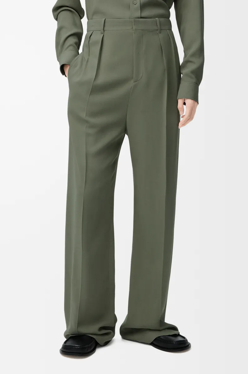 粘胶纤维混纺长裤