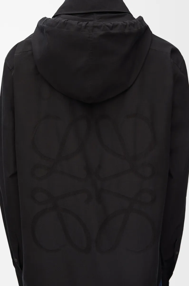 棉质连帽夹克衬衫