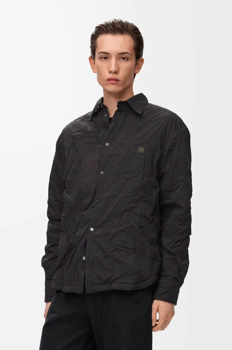 棉质混纺和羊毛混搭衬衫