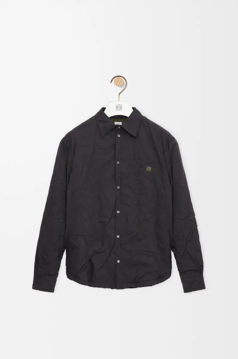 棉质混纺和羊毛混搭衬衫