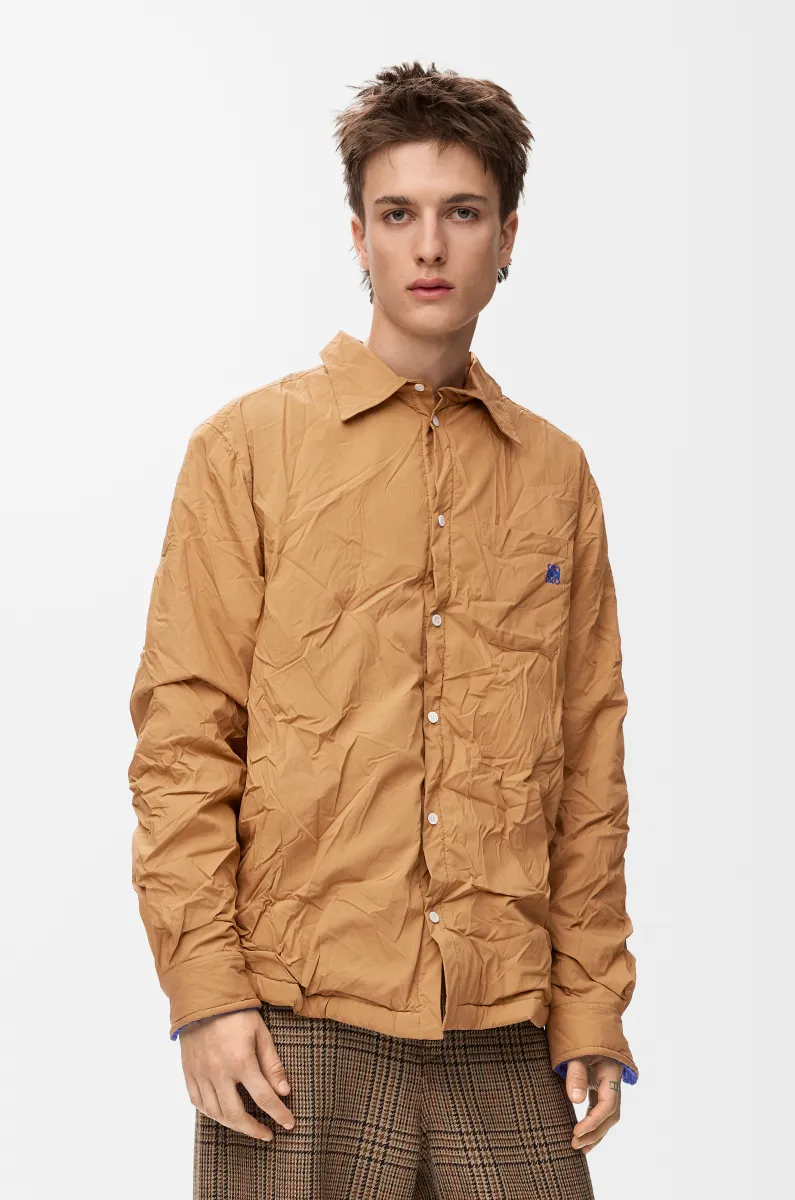 棉质混纺和羊毛混搭衬衫