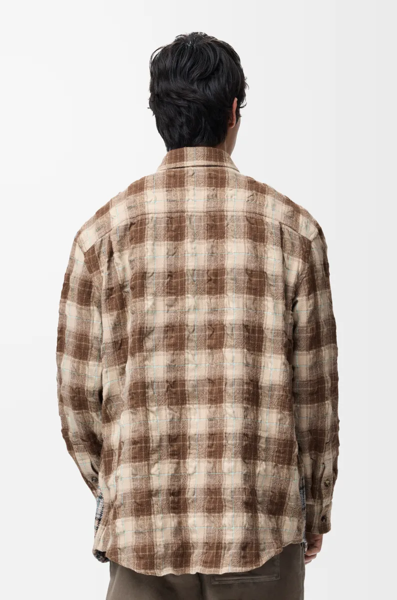 羊毛和棉质衬衫