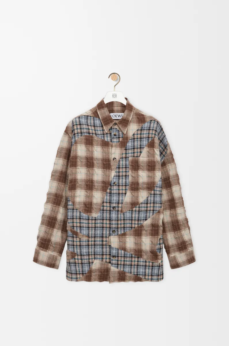 羊毛和棉质衬衫