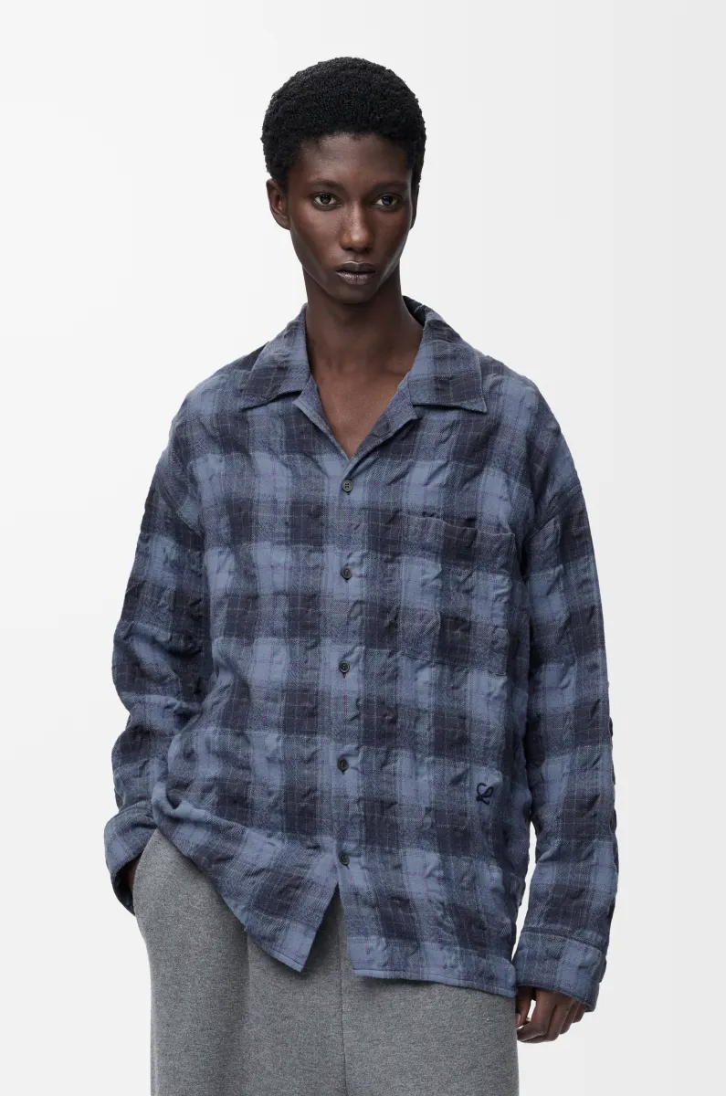 羊毛和棉质衬衫