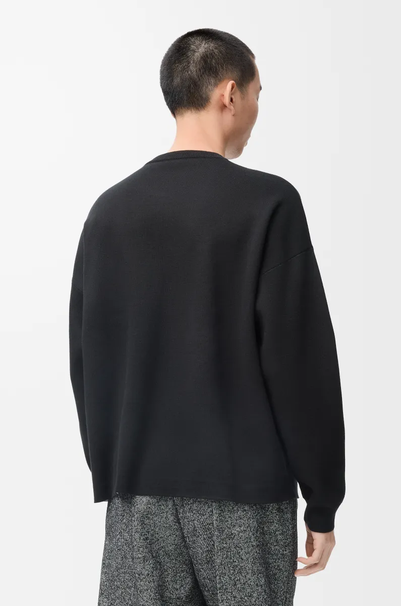 棉质 Anagram 口袋毛衣