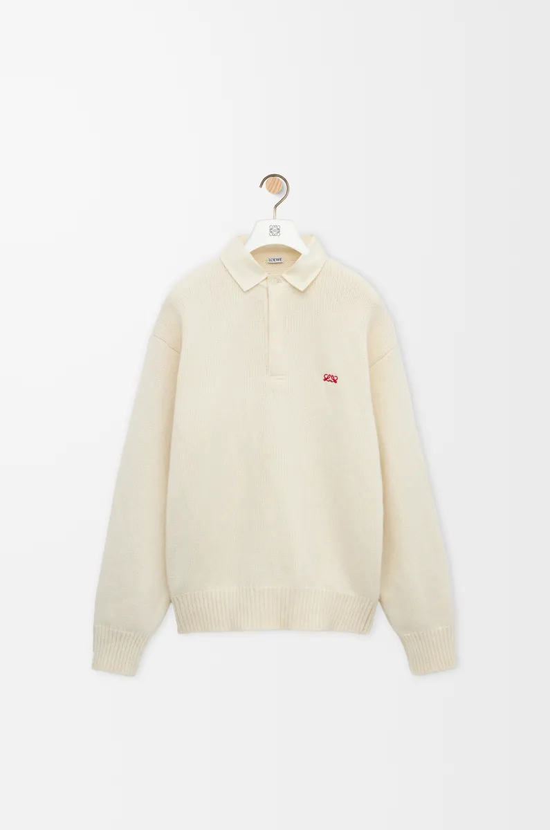 羊毛 Polo 毛衣