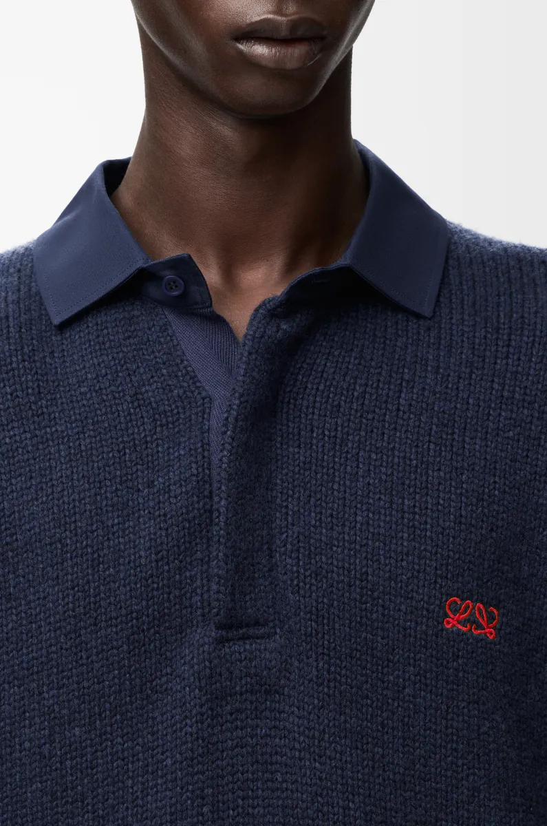 羊毛 Polo 毛衣