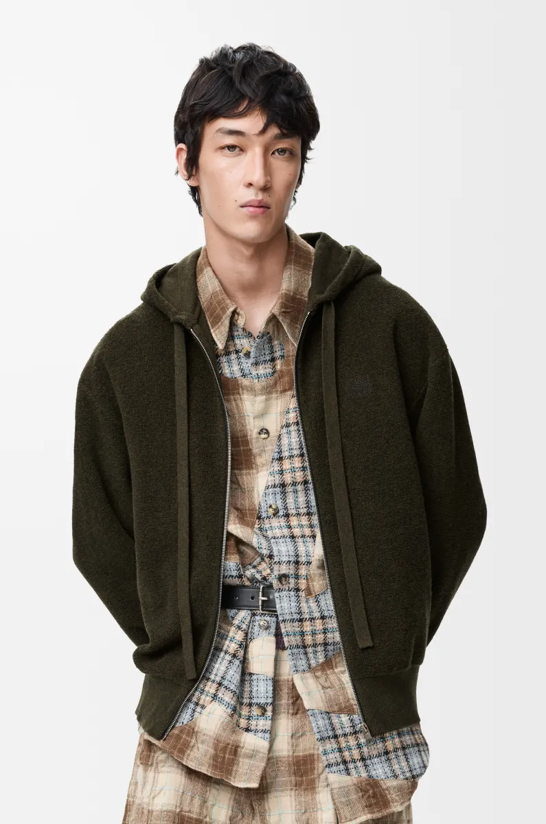 羊毛 Anagram 拉链连帽衫