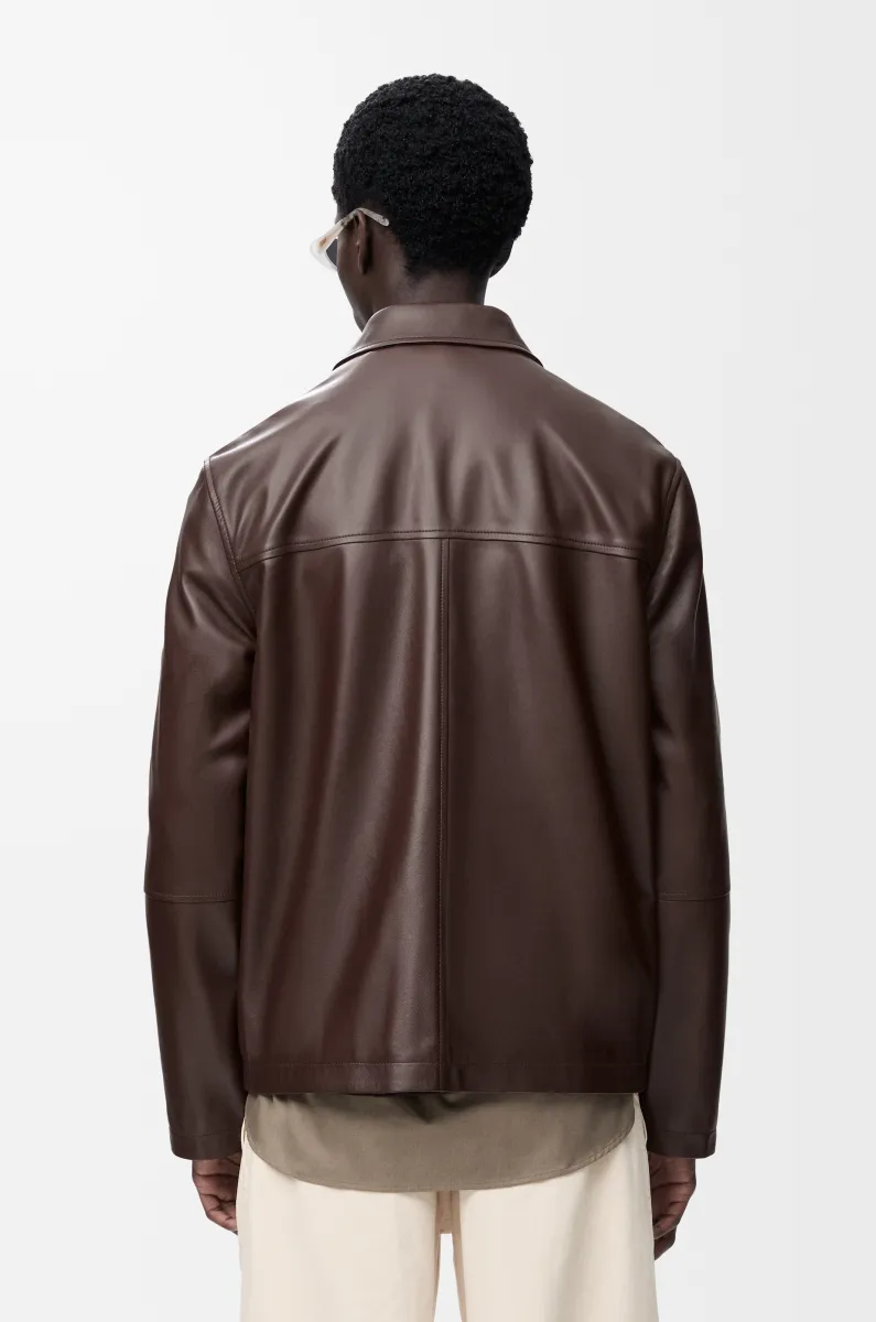 纳帕羊皮革工装夹克