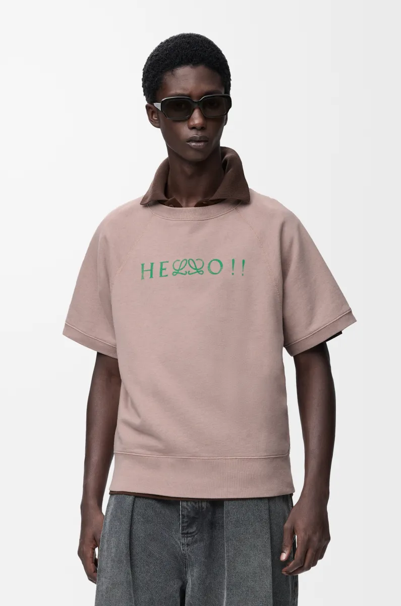 棉质短袖运动卫衣