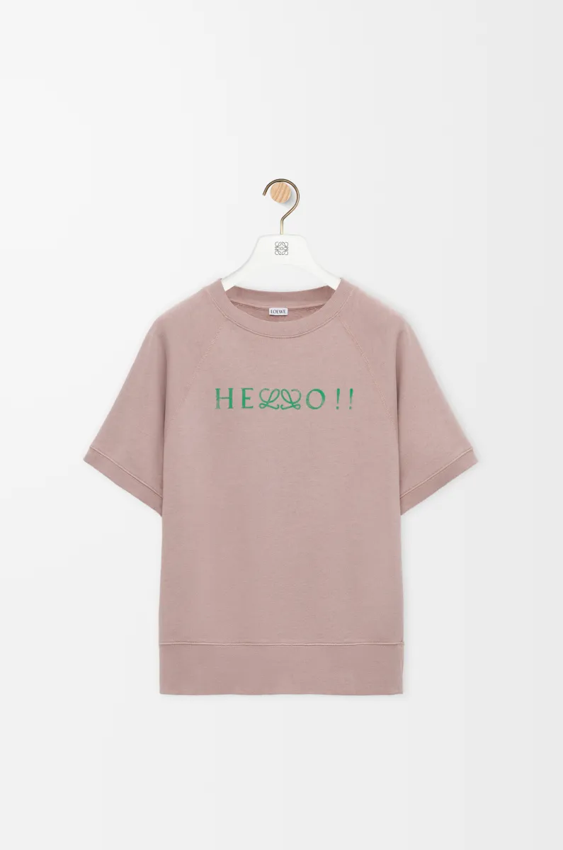 棉质短袖运动卫衣