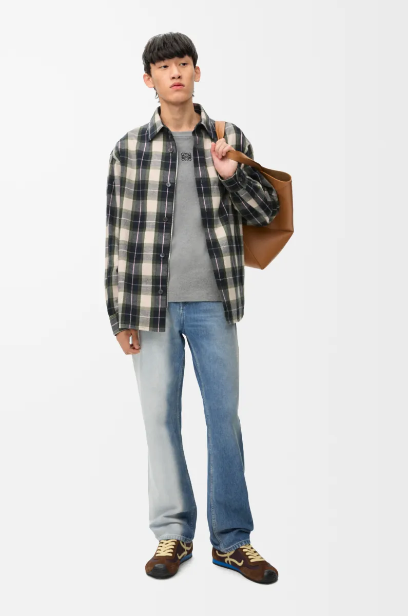 棉质超大版型长袖 T 恤