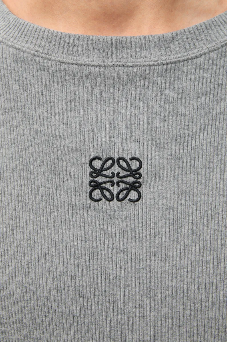 棉质超大版型长袖 T 恤