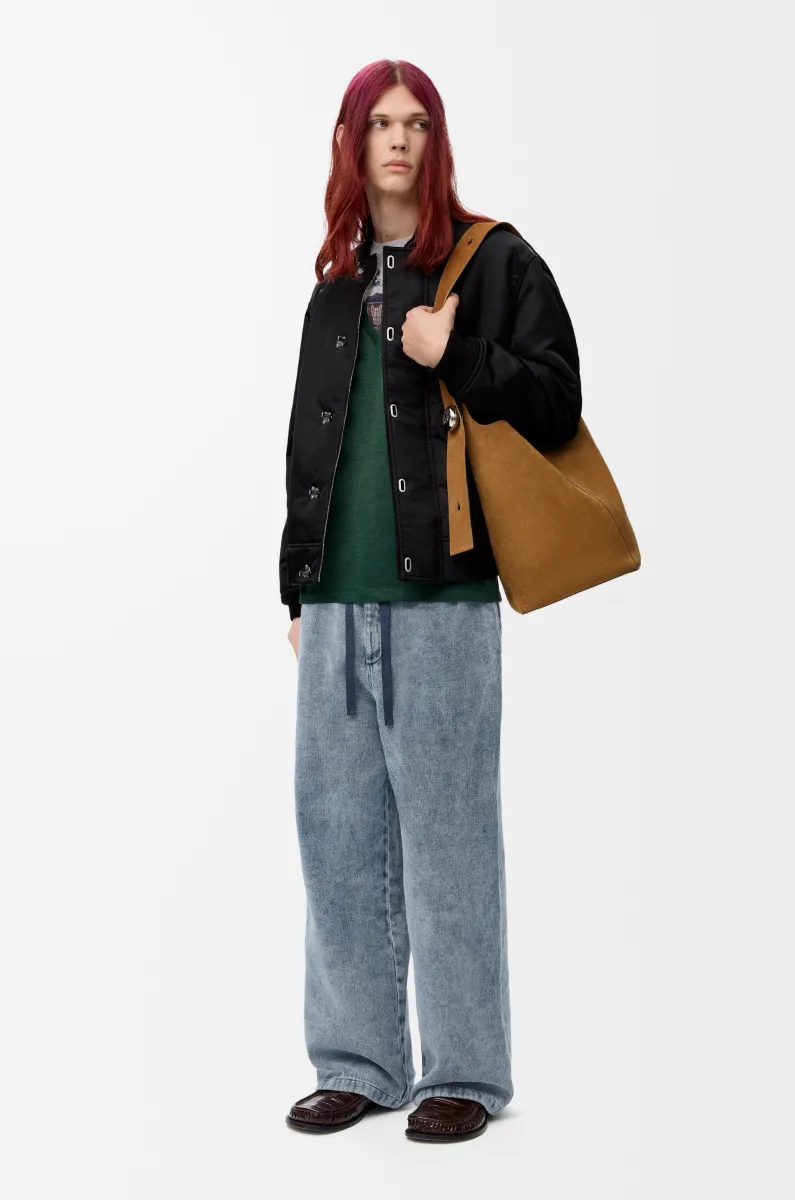 宽松版型棉质混纺 T 恤