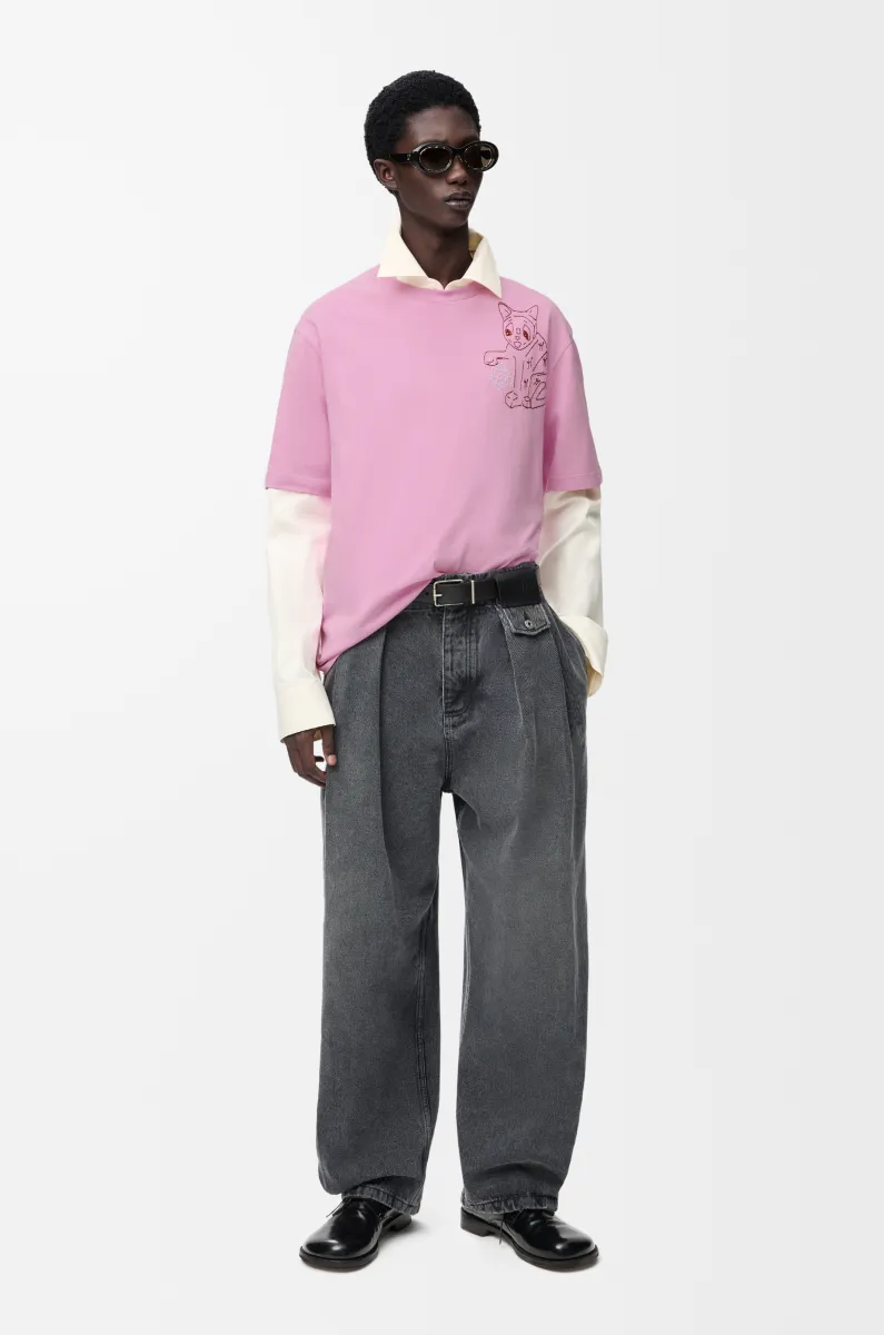 棉质宽松版型 T 恤