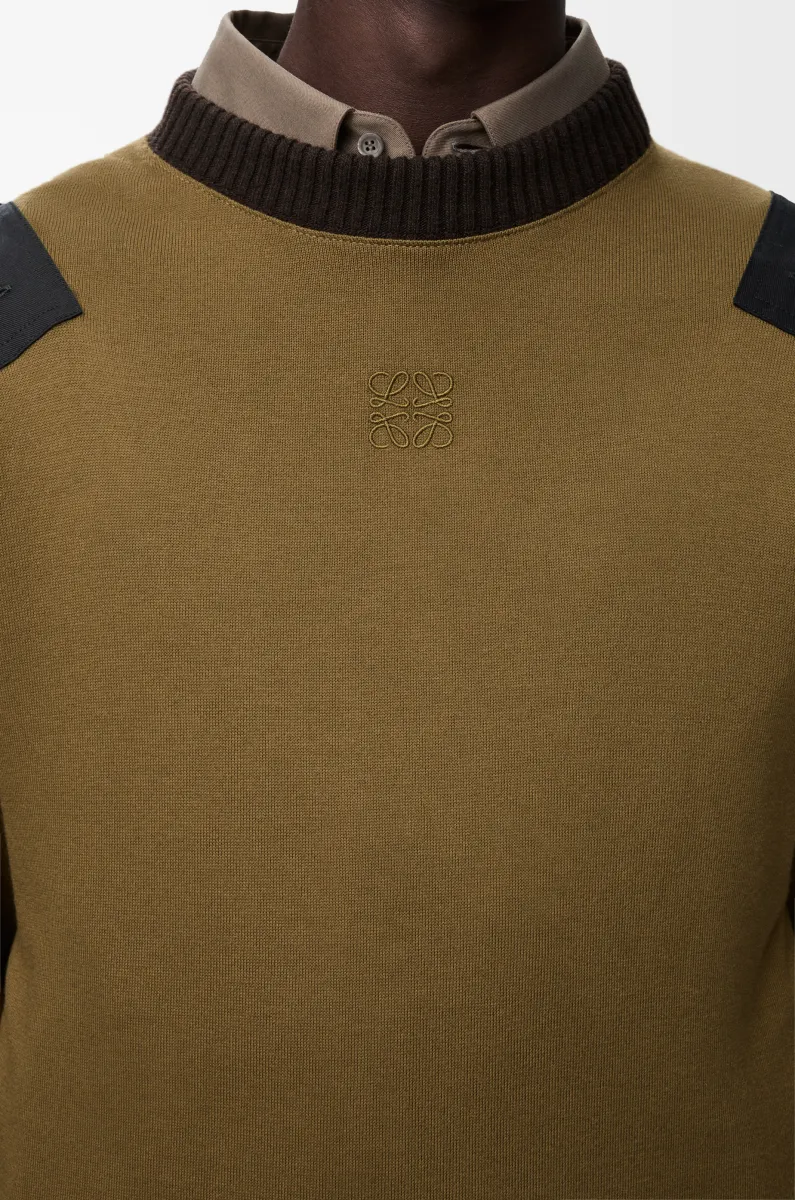 棉质混纺长袖上衣