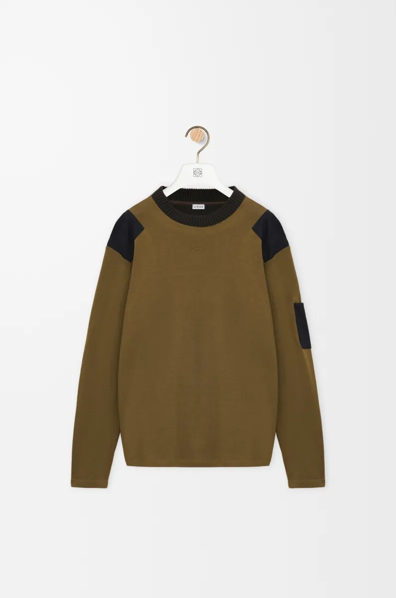 棉质混纺长袖上衣