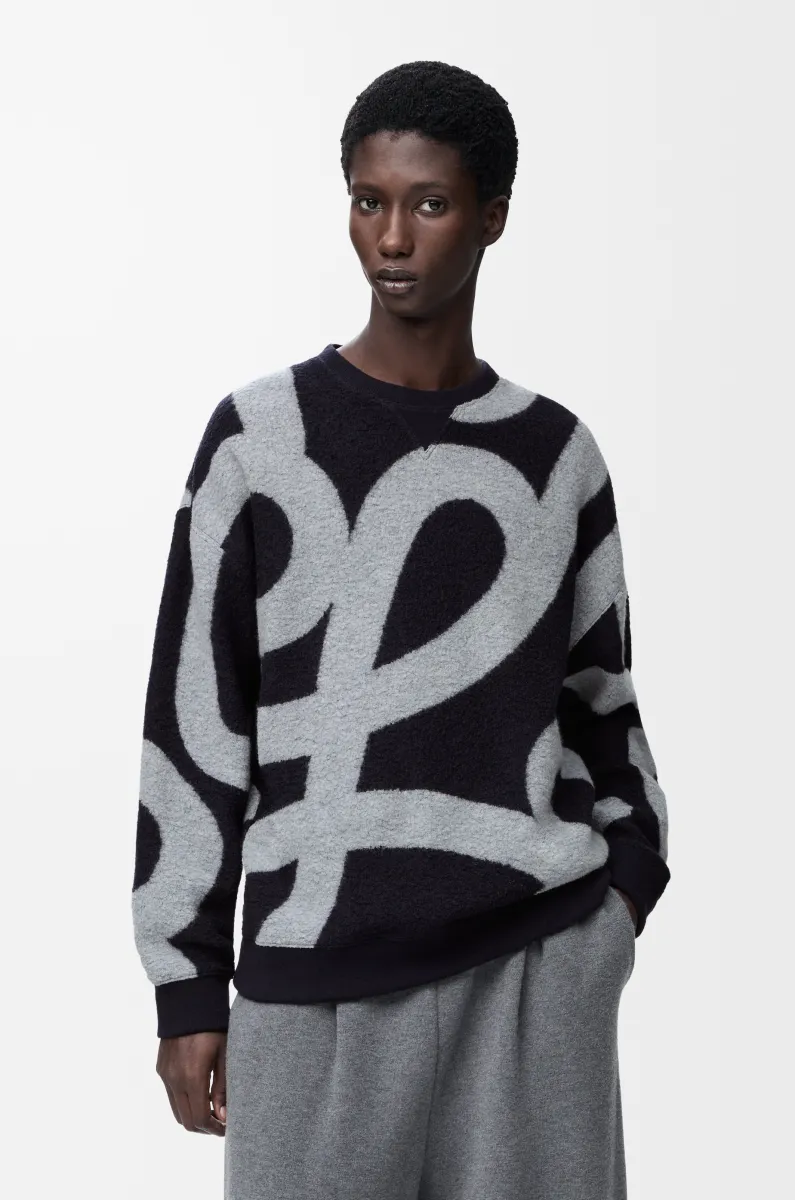 羊毛和棉质运动卫衣