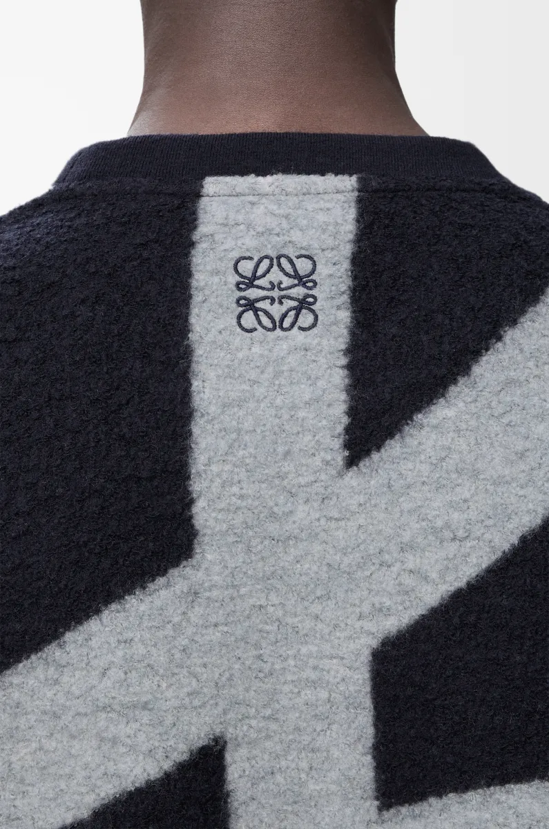 羊毛和棉质运动卫衣