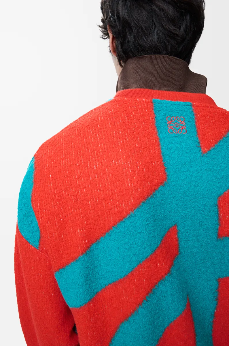 羊毛和棉质运动卫衣