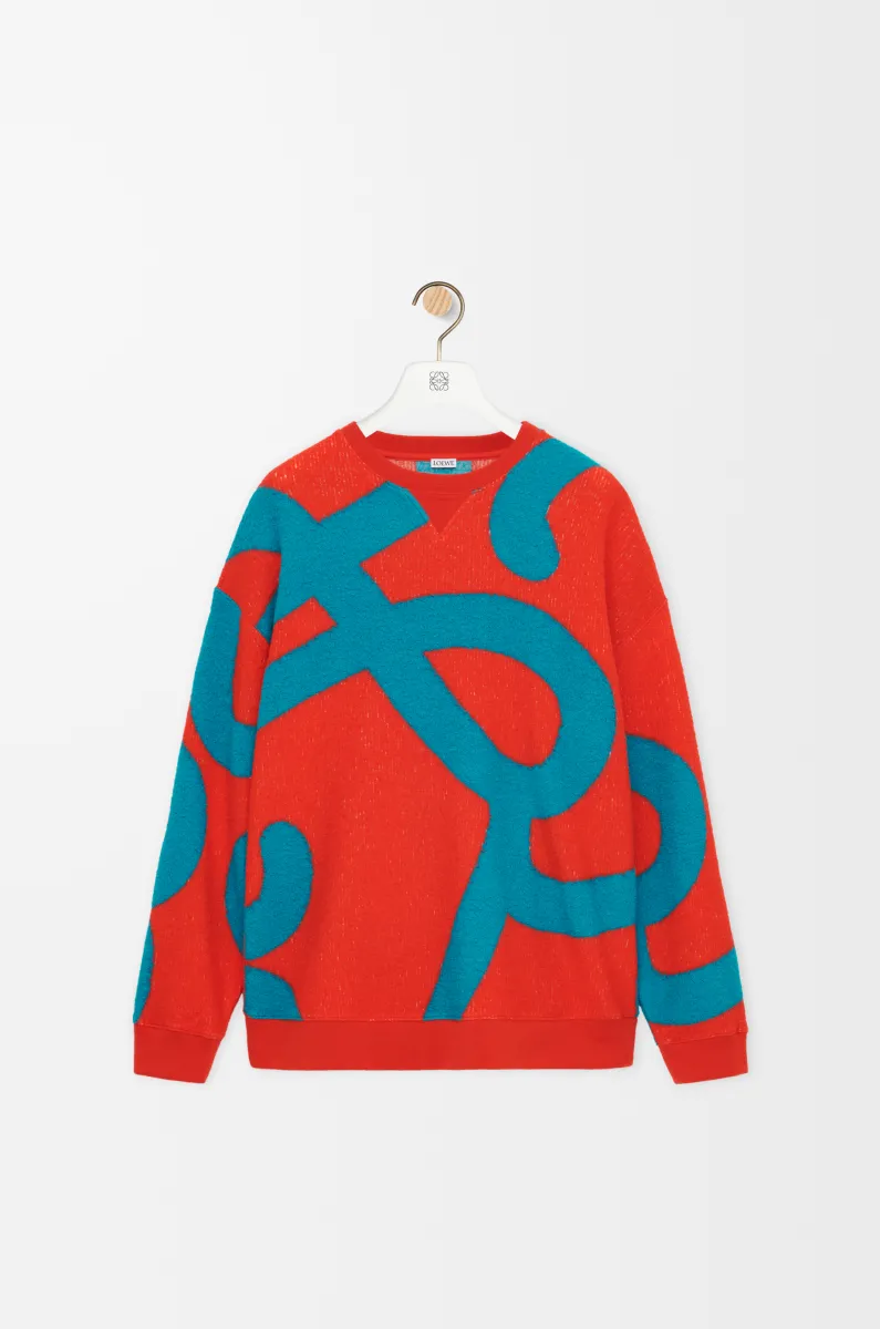 羊毛和棉质运动卫衣