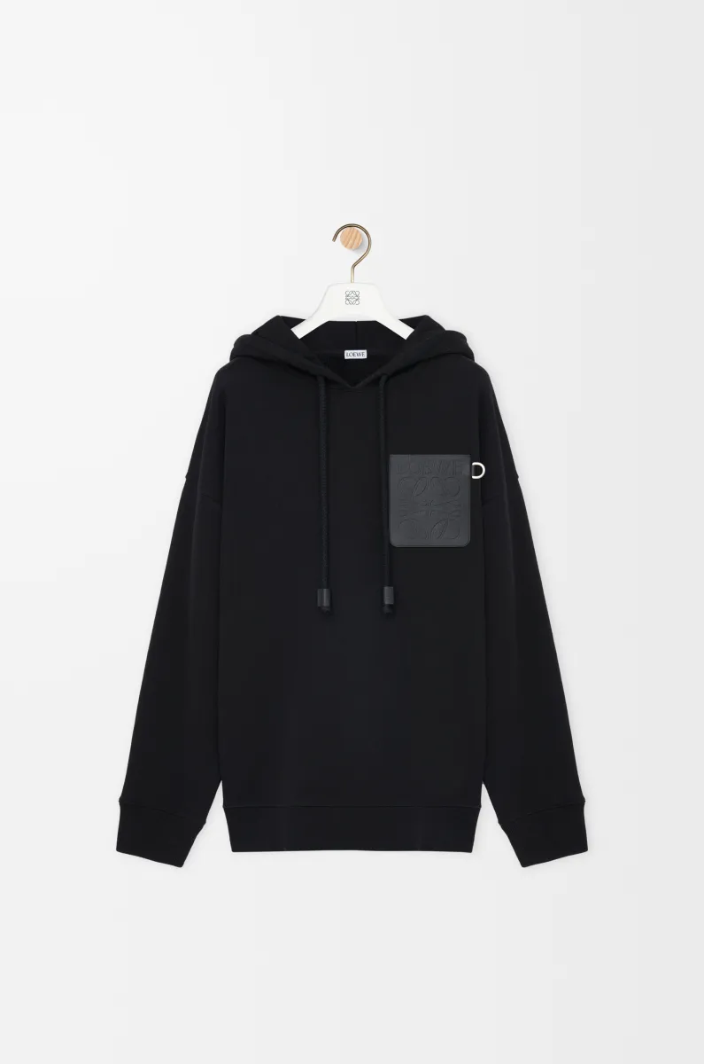 棉质 Anagram 贴袋连帽卫衣