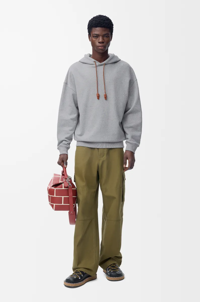 棉质宽松版型连帽卫衣