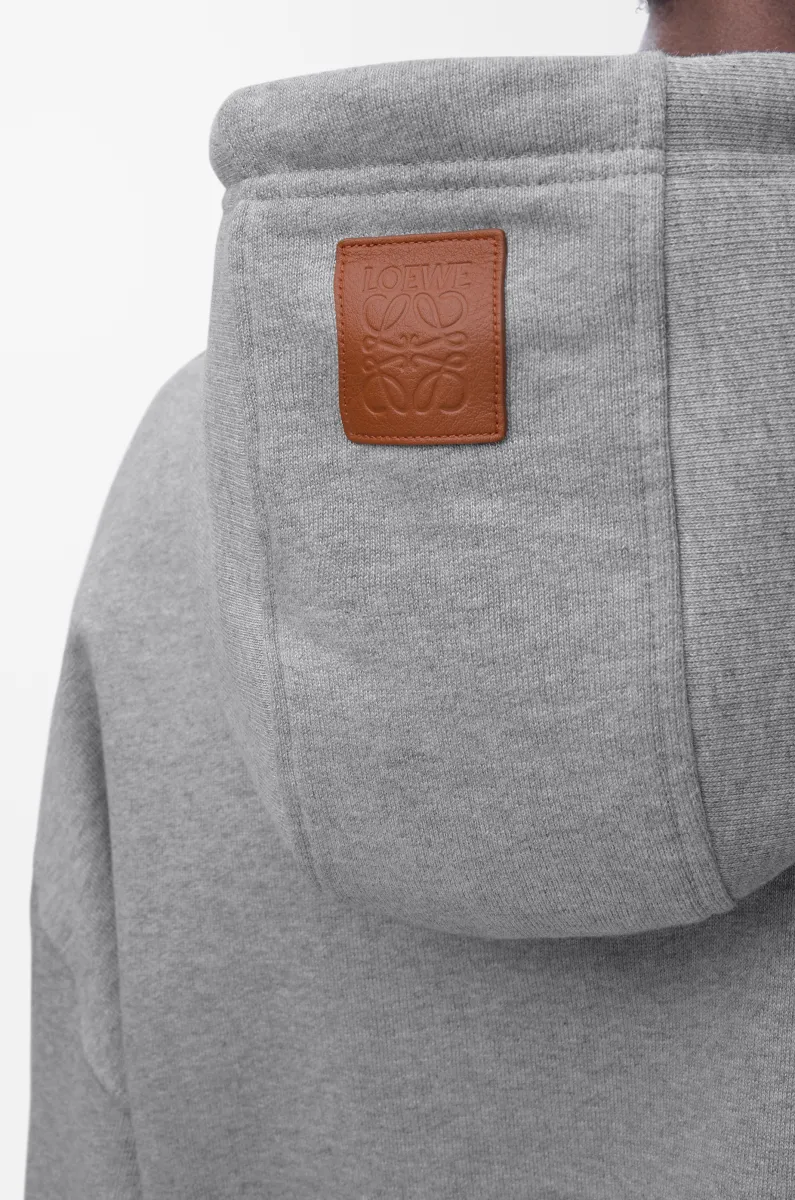 棉质宽松版型连帽卫衣