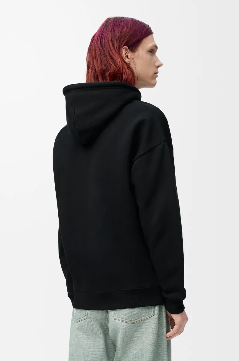 棉质宽松版型连帽卫衣