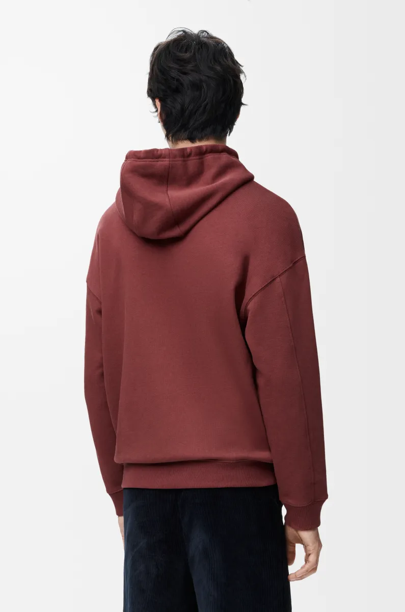 棉质拉链连帽卫衣