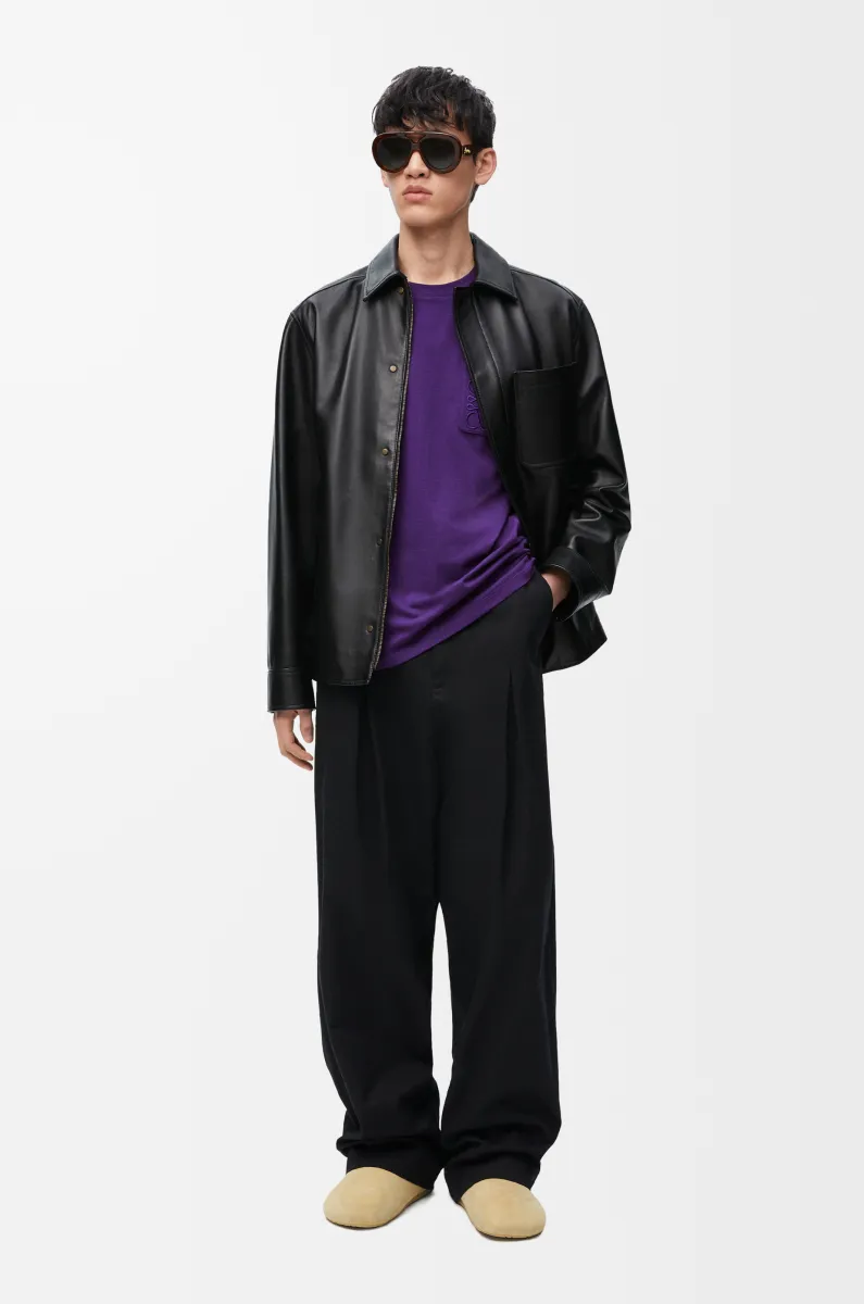 纳帕羊皮革外套衬衫