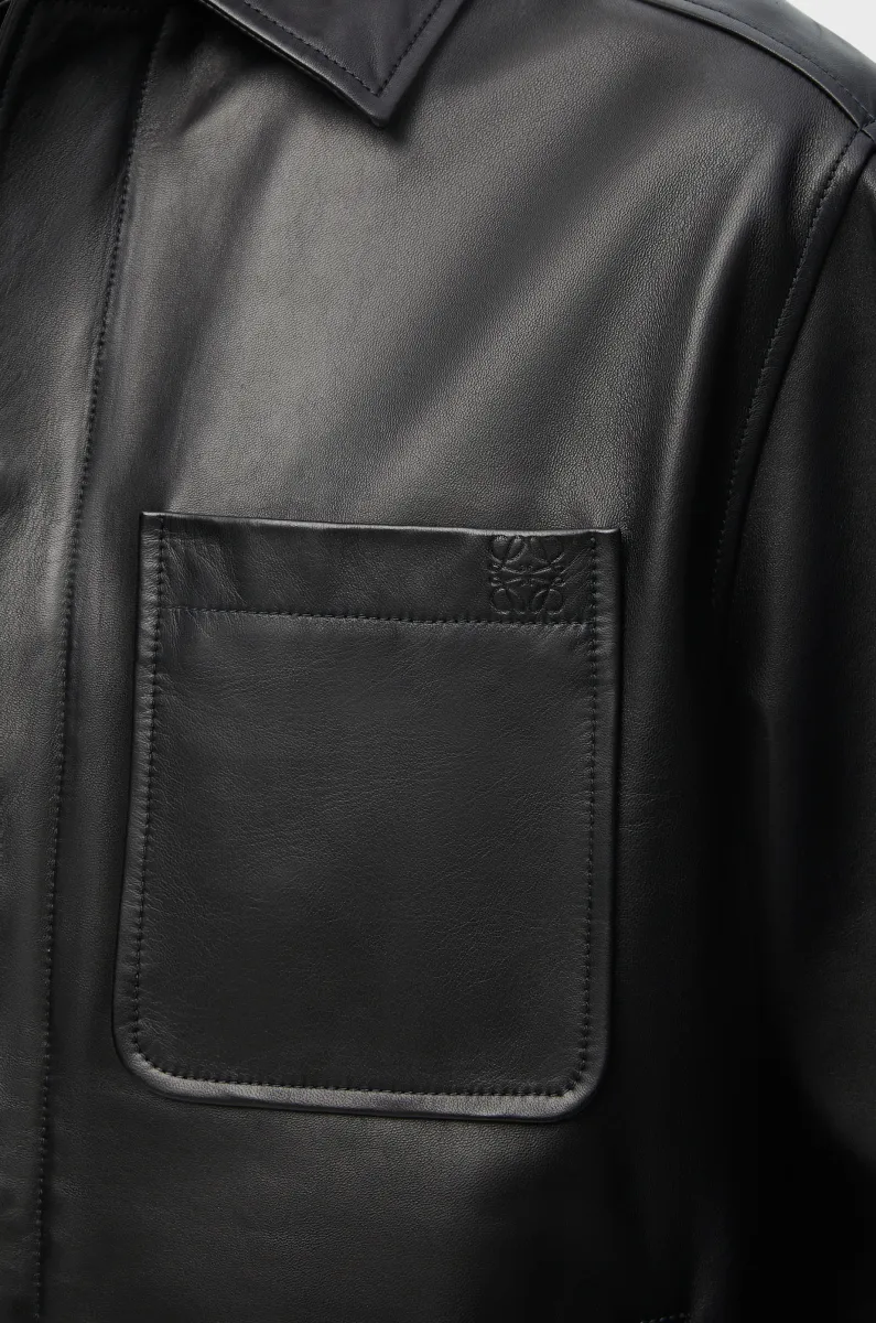 纳帕羊皮革外套衬衫