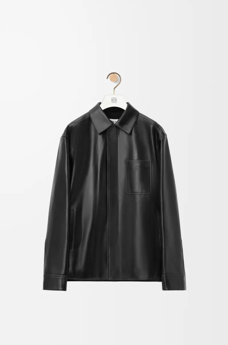 纳帕羊皮革外套衬衫