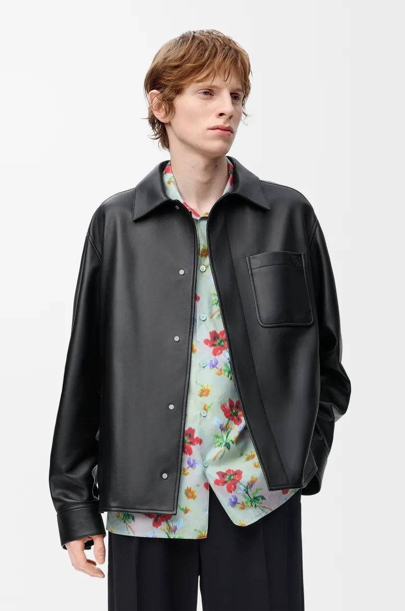 纳帕羊皮革外套衬衫