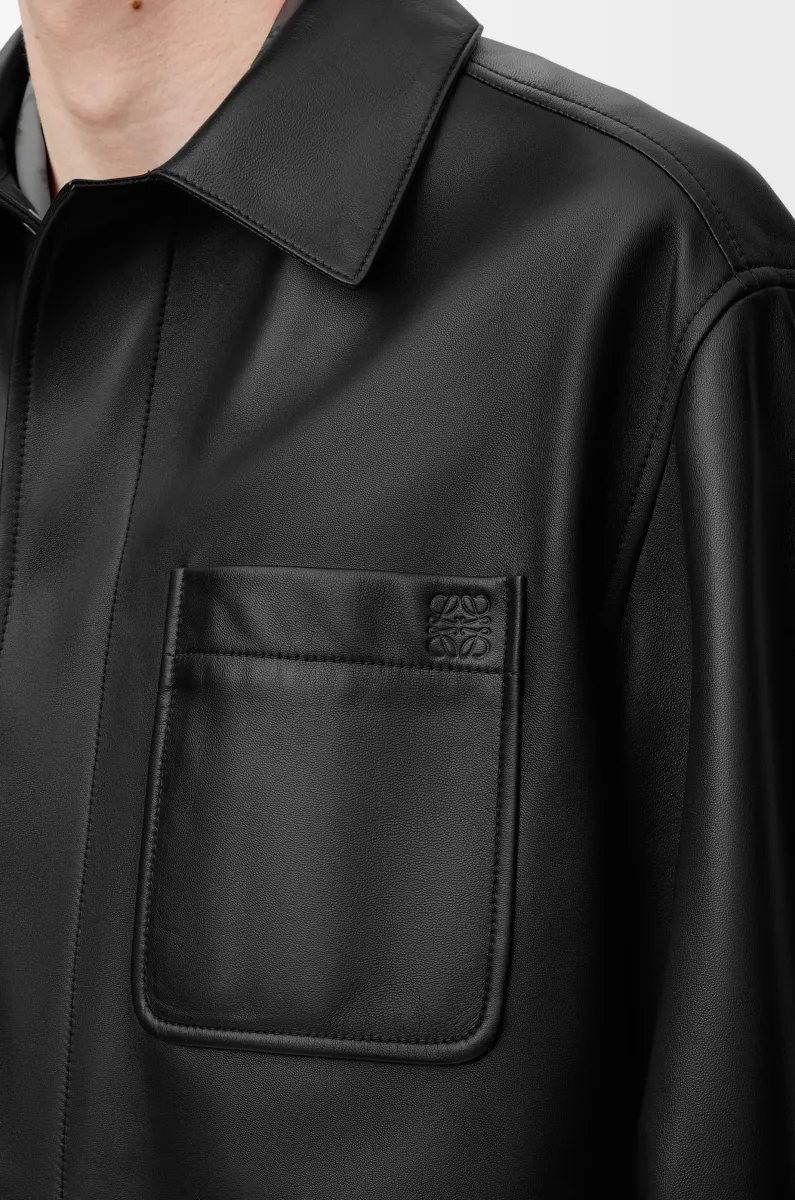 纳帕羊皮革外套衬衫