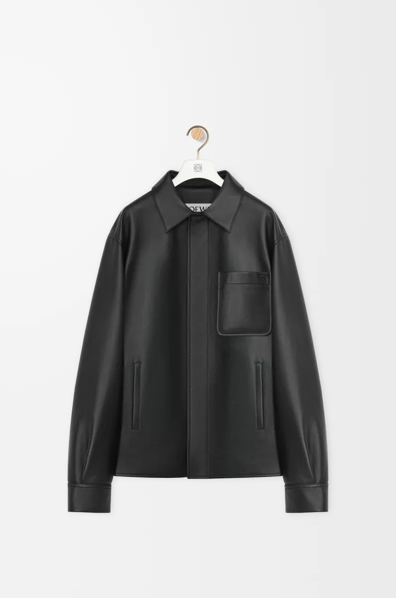 纳帕羊皮革外套衬衫