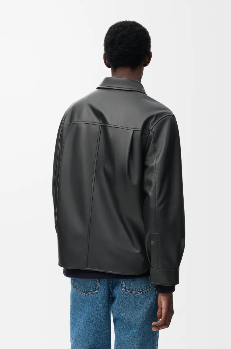 纳帕羊皮革外套衬衫