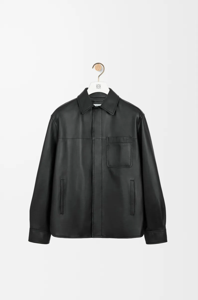 纳帕羊皮革外套衬衫