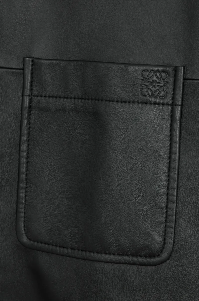 纳帕羊皮革外套衬衫