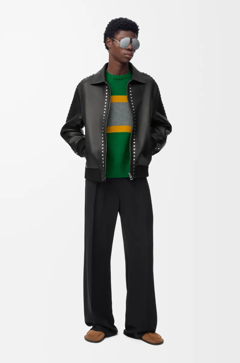 纳帕羊皮革飞行员夹克