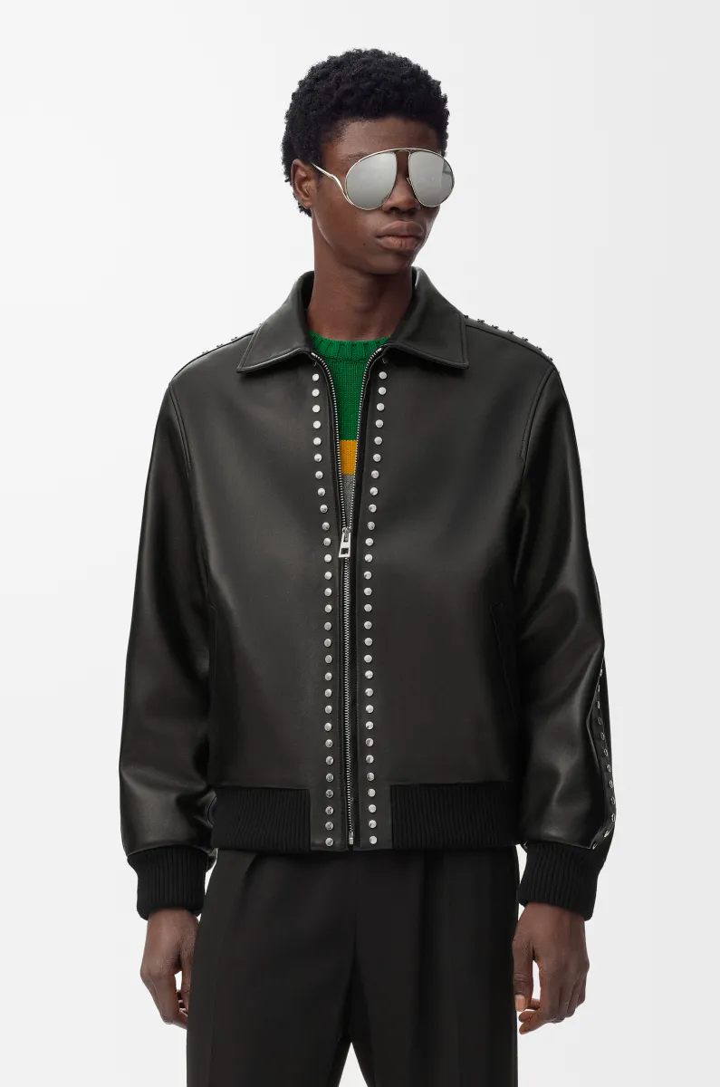 纳帕羊皮革飞行员夹克