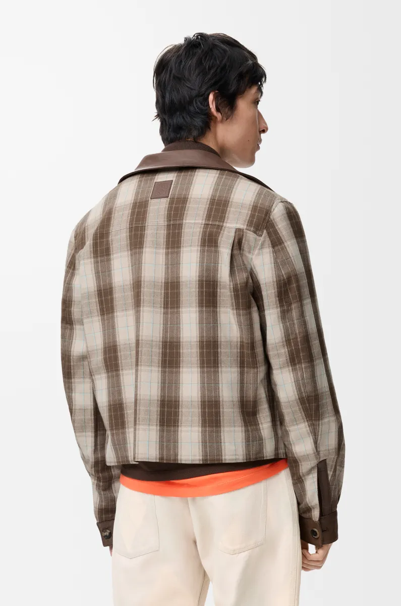 纳帕羊皮革拉链夹克