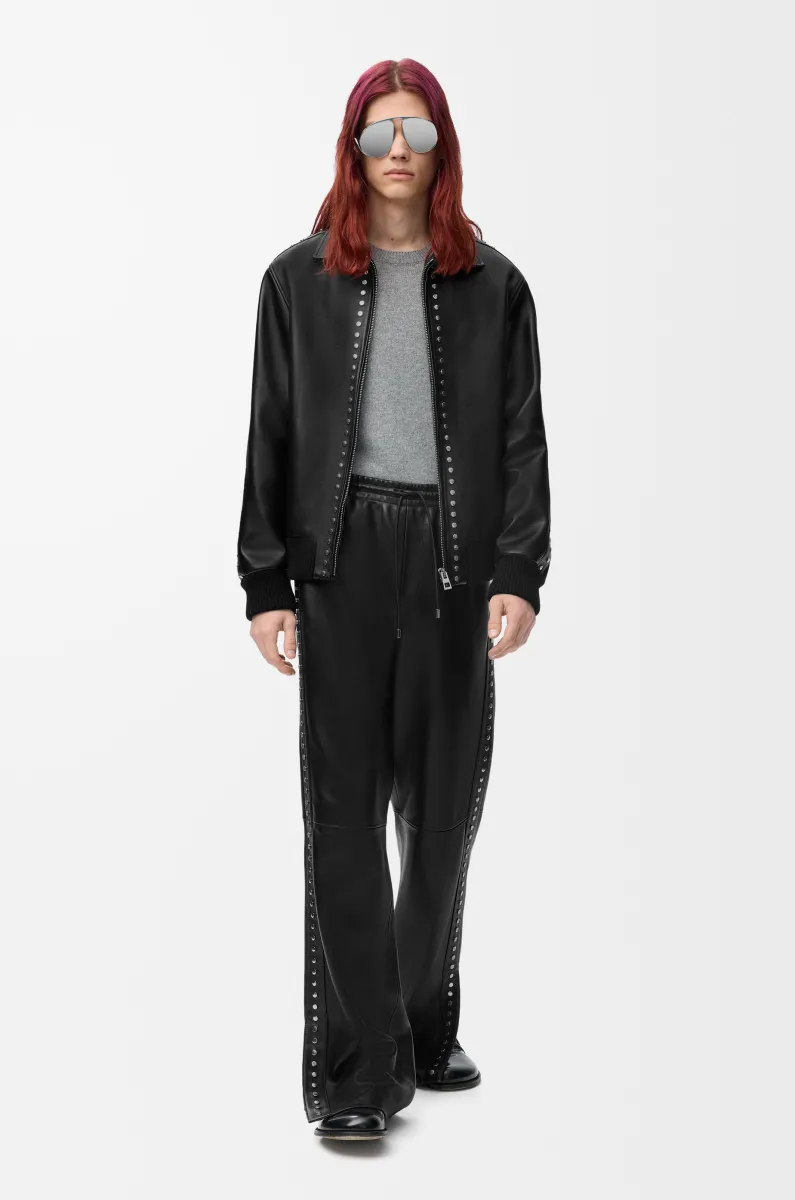 纳帕羊皮革长裤