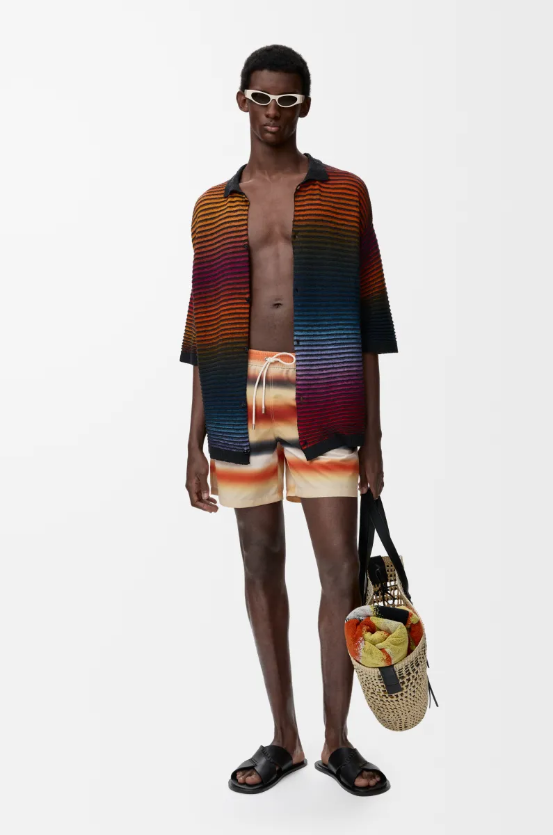 棉质混纺短袖衬衫