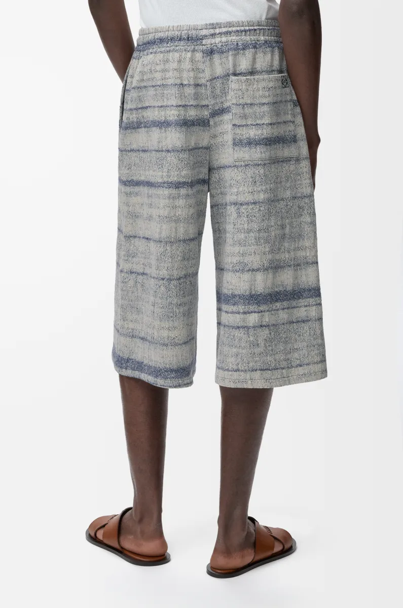 单宁布抽绳短裤