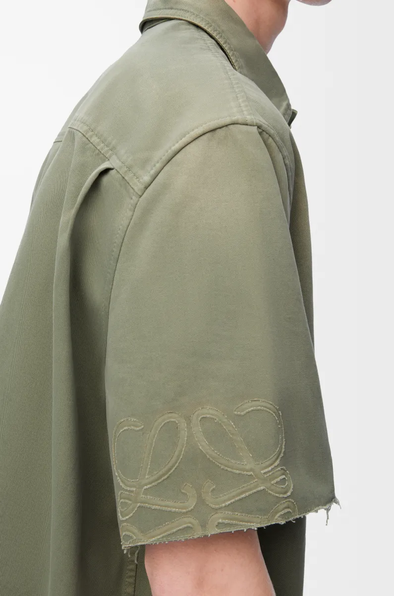 Anagram 棉质短袖衬衫