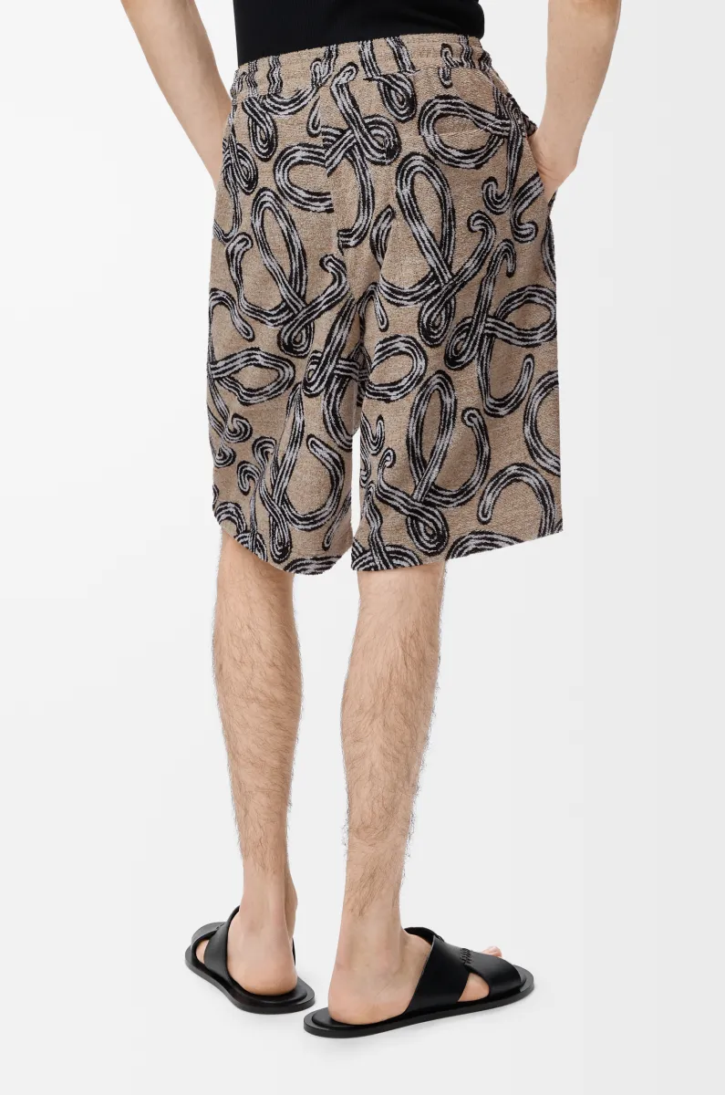 提花毛巾布短裤