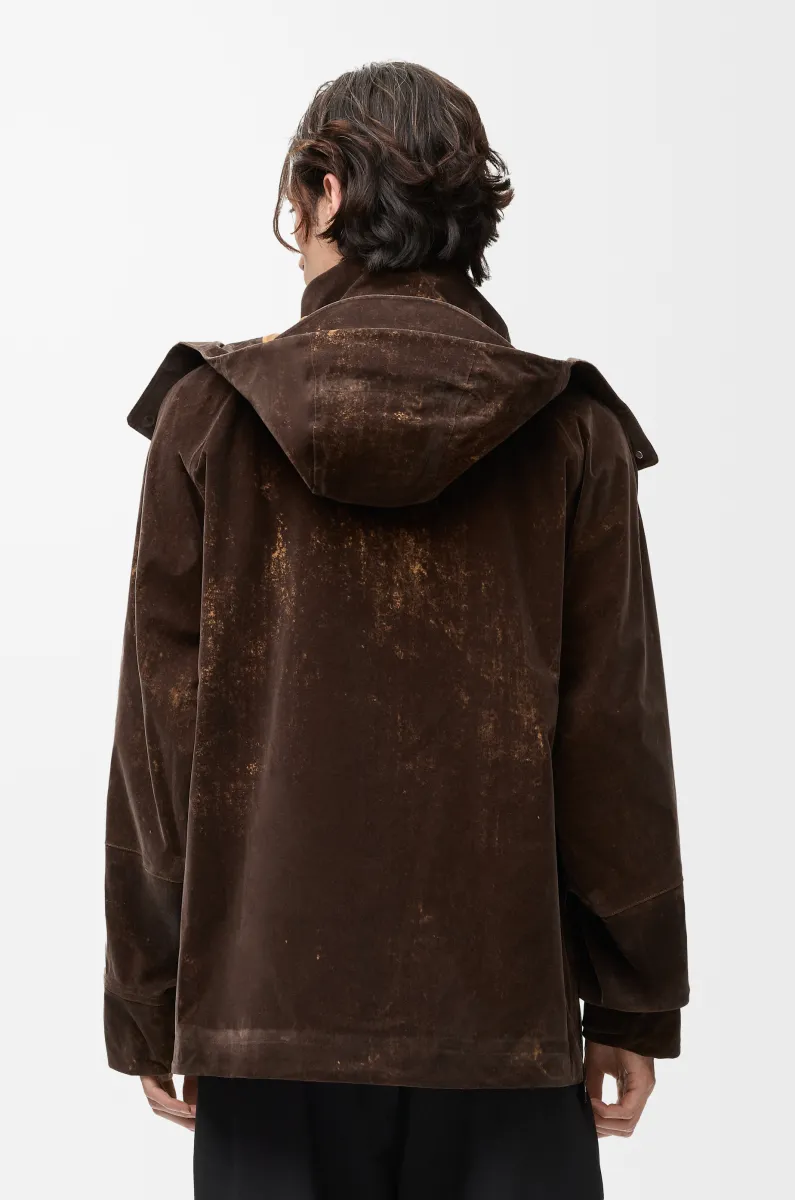 植绒科技面料夹克