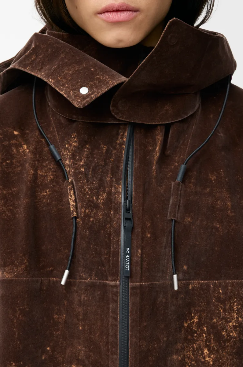 植绒科技面料夹克