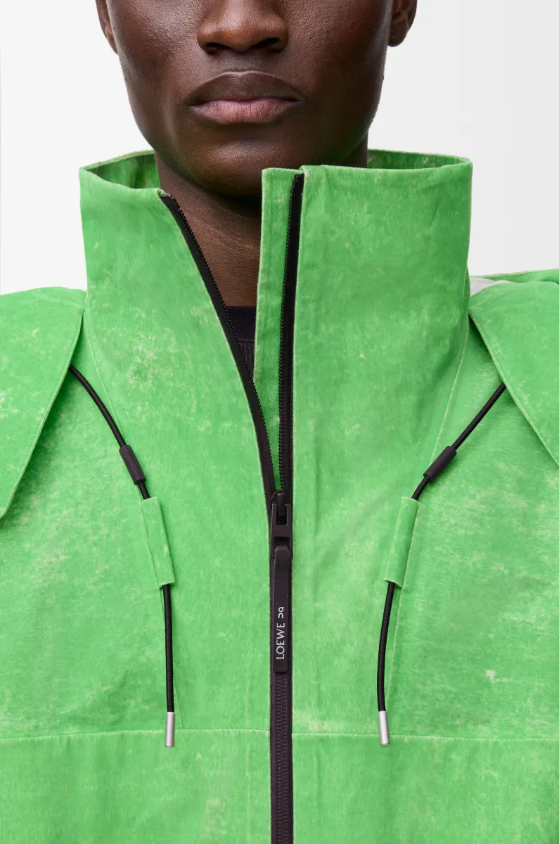 植绒科技面料夹克